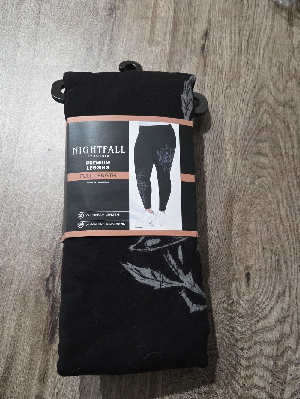 Torrid Nightfall Black Full-Length Leggings Plus Size 3 27" Inseam Moth & Dagger
